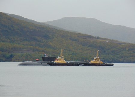 “Alexander Nevski” nuclear submarine arrives to Kamchatka  